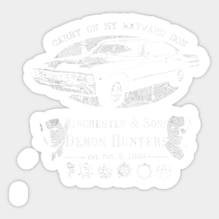 Demon hunters Sticker